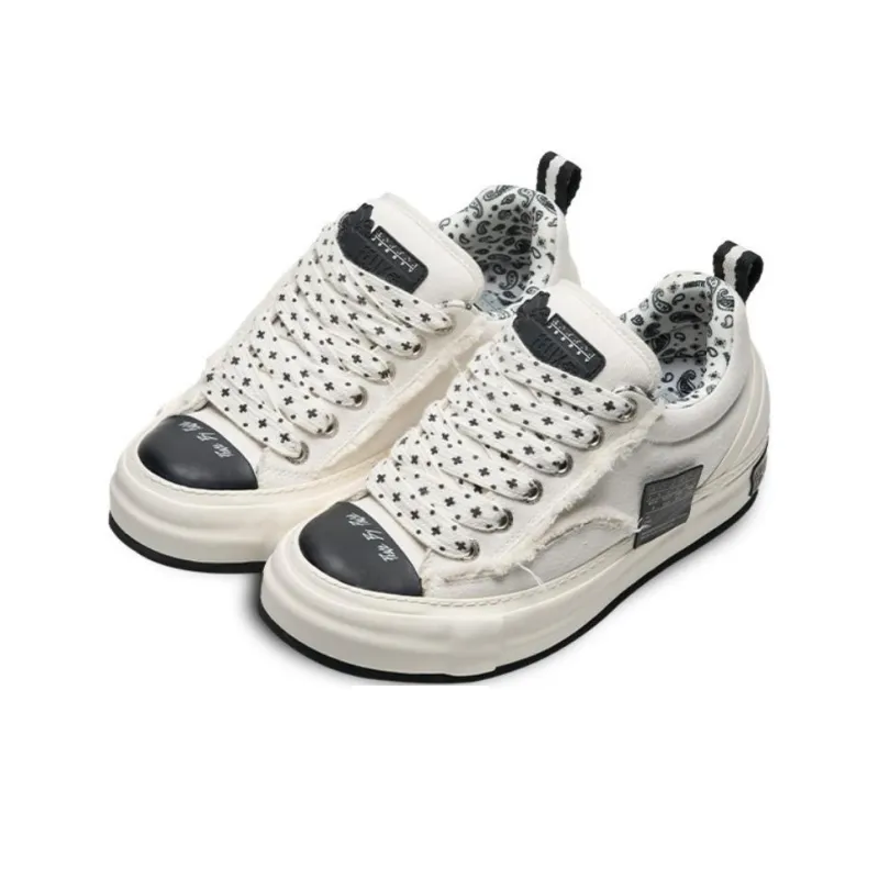 Ron English X FELIX x VESSEL Nougat Height Increasing Low Top Skateboard Shoes Unisex White-1