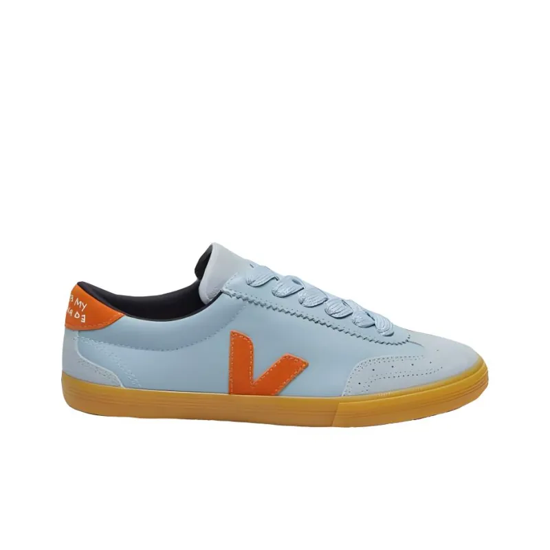 Make My Lemonade x VEJA Low Top Skateboard Shoes Women's Blue-1
