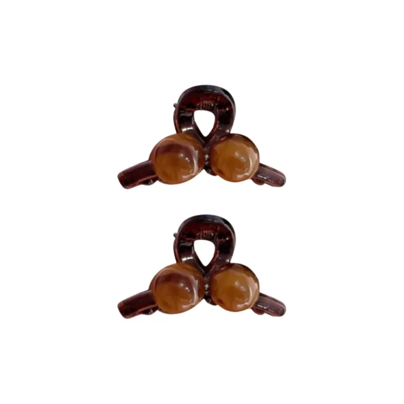 Danqin Acrylic Hair Clips Women's-3