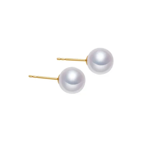 Hip Hop Love Au750 Earring Studs Unisex