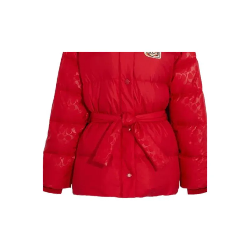 COACH FW22 Jackets Coats Women's Red-4