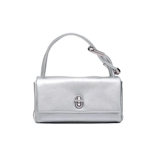 MARC JACOBS Leather Handbag Mini Women's Silver