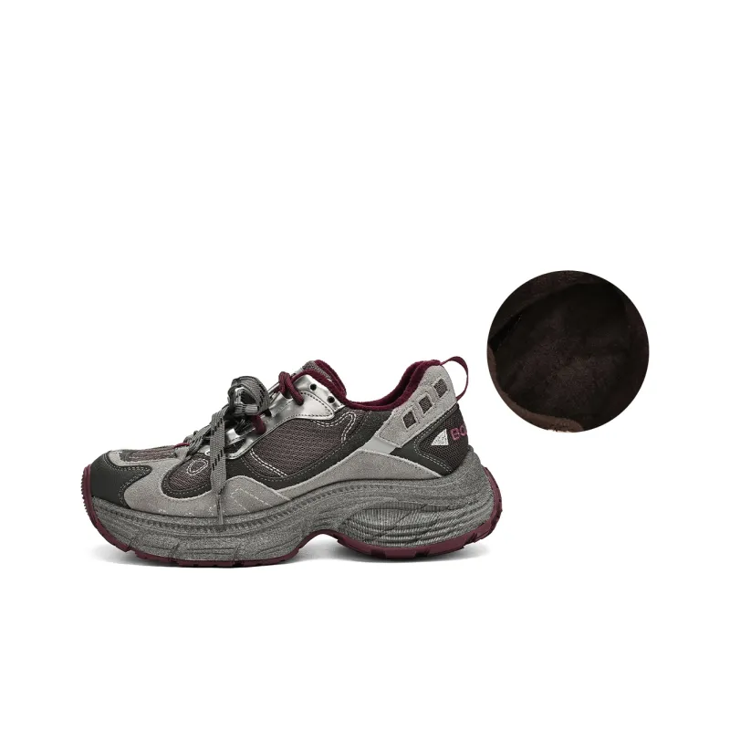 BOERDIQI Warm And Lightweight Low-Top Chunky Sneakers Women's-8