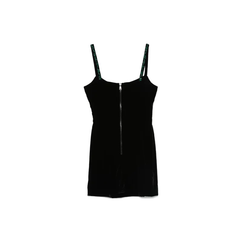 BALMAIN Glass Crystal-detail Mini Dress-1
