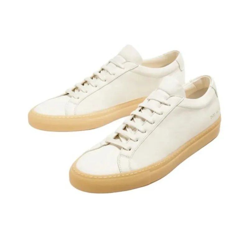 COMMON PROJECTS Low Top Skateboard Shoes Men's Beige-3