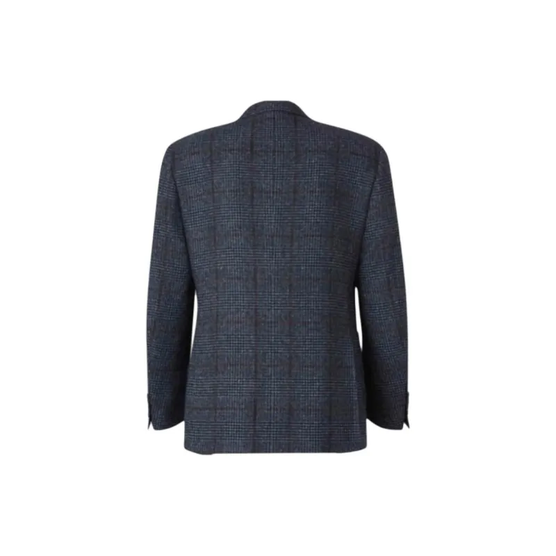 Canali Plaid Wool Blazer-1