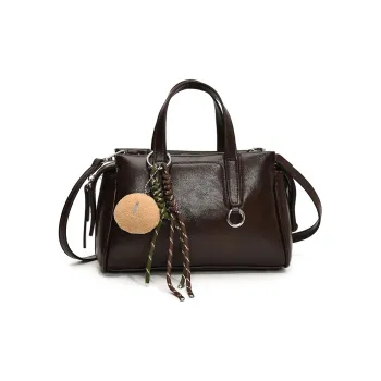 FAMAN PU Crossbody Handbags Women's Coffee/Brown/Burgundy/Black