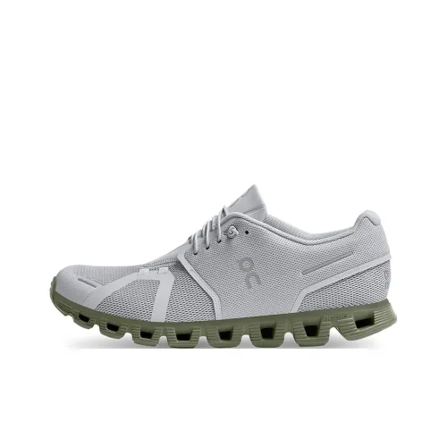 On Running Cloud 5 Glacier Grey Reseda Green