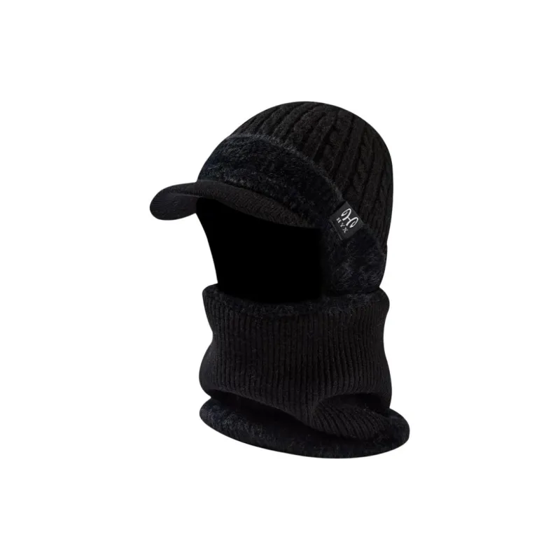 H YXIANG Sheep Wool Beanies Men's-5