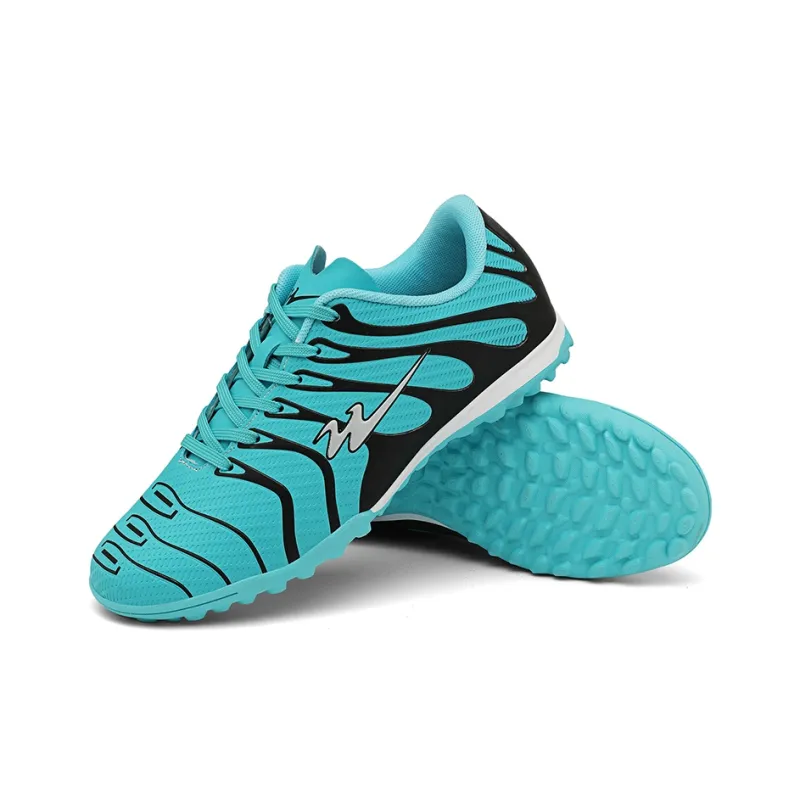 Binary TF Rubber Broken Studs Soccer Shoes Unisex Aqua-4
