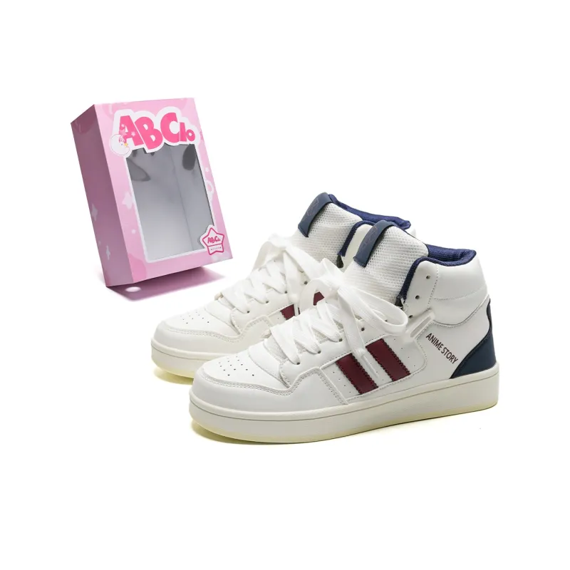 ABCIO Coverage Slip Resistant Water Resistant High Top Skateboard Shoes Unisex-25