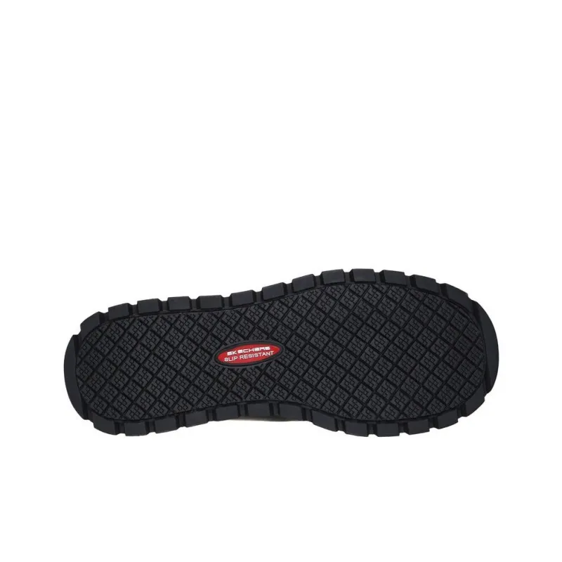 Skechers Work Anti Slip Wear Resistant Low Top Casual Shoes Women's Black-4