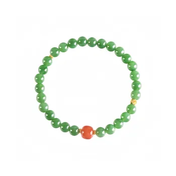 LANMUYINNUO Hetian Jade Bracelets Jasper Women's
