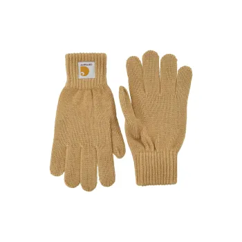 Carhartt WIP Acrylic Knit Gloves Men's Brown