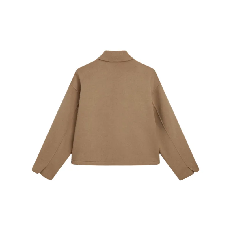 Massimo Dutti Coats Women's Camel-1