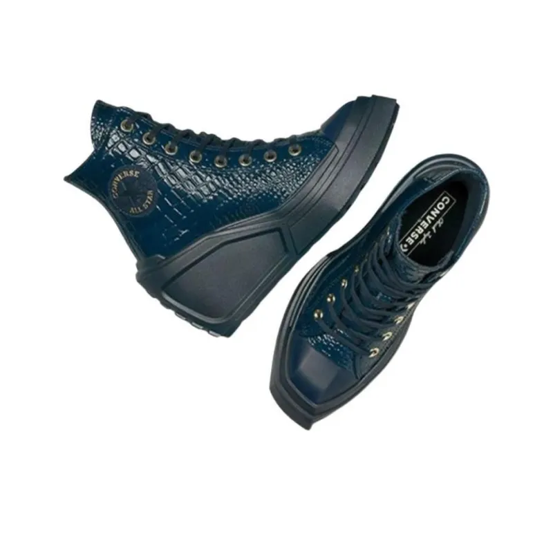 Chuck 70 De Luxe Women's Converse Wedge Platform High 'Into The Void Croc' Women's-3