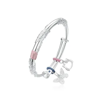Chongqing Gold Store 999 Fine Silver Sterling Silver Bracelets Women's