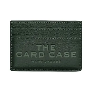 MARC JACOBS Grain Leather Card Holder Women's Ivy Color