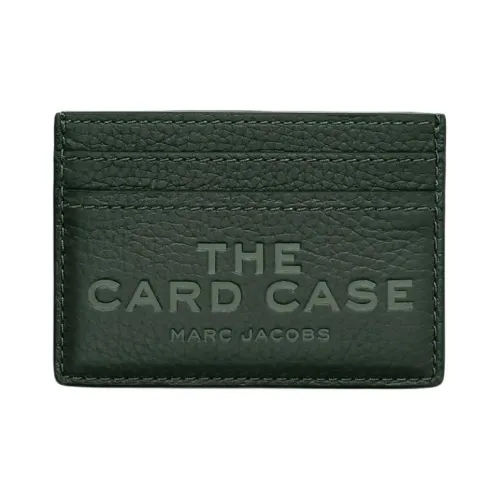 MARC JACOBS Grain Leather Card Holder Women's Ivy Color