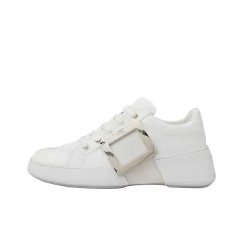 Roger Vivier Viv Skate Low Top Casual Shoes Women's White