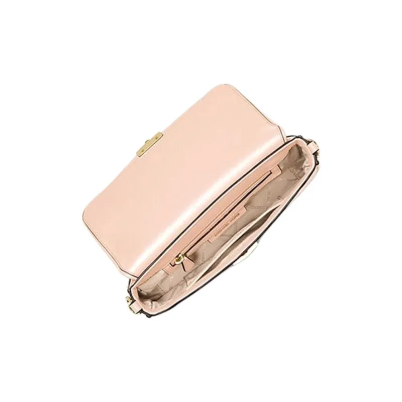 MICHAEL KORS Bradshaw Leather Shoulder Bag Crossbody Bag Shoulder Bag Women's Ballet Pink-2