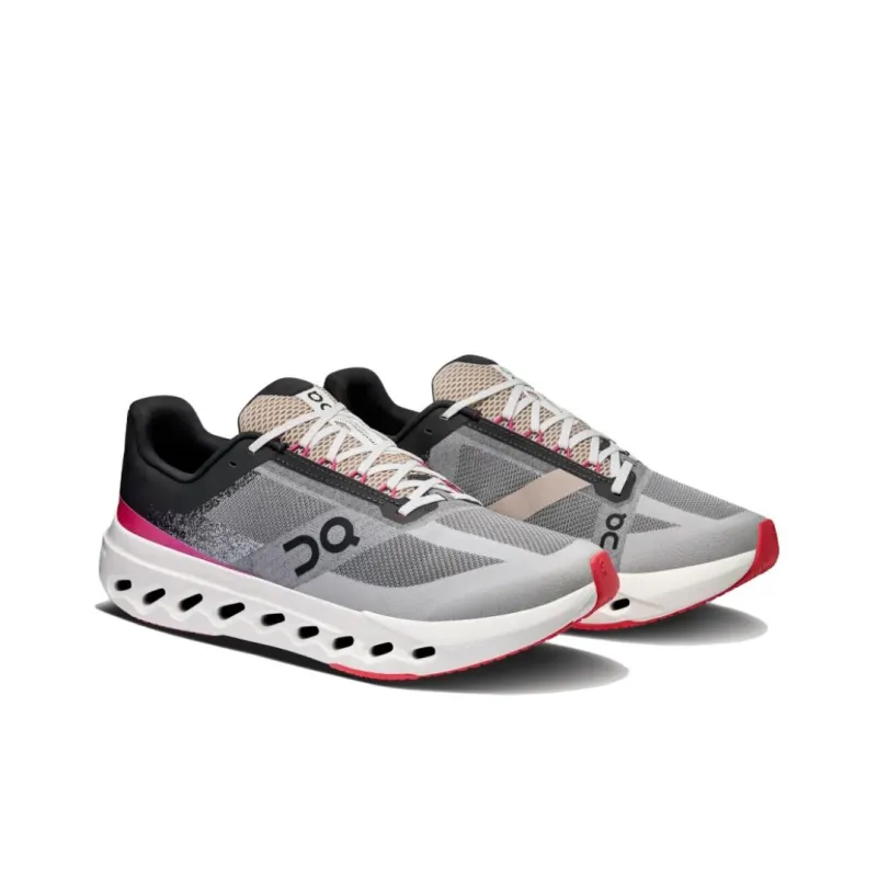 On Anti Slip Wear Resistant Low Top Running Shoes Men's Black White-2