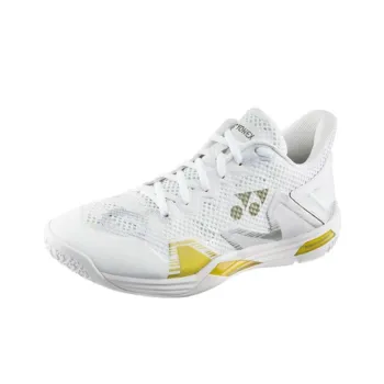 YONEX ELZ3 Series Anti Slip Wear Resistant Low Top Badminton Shoes Men's White