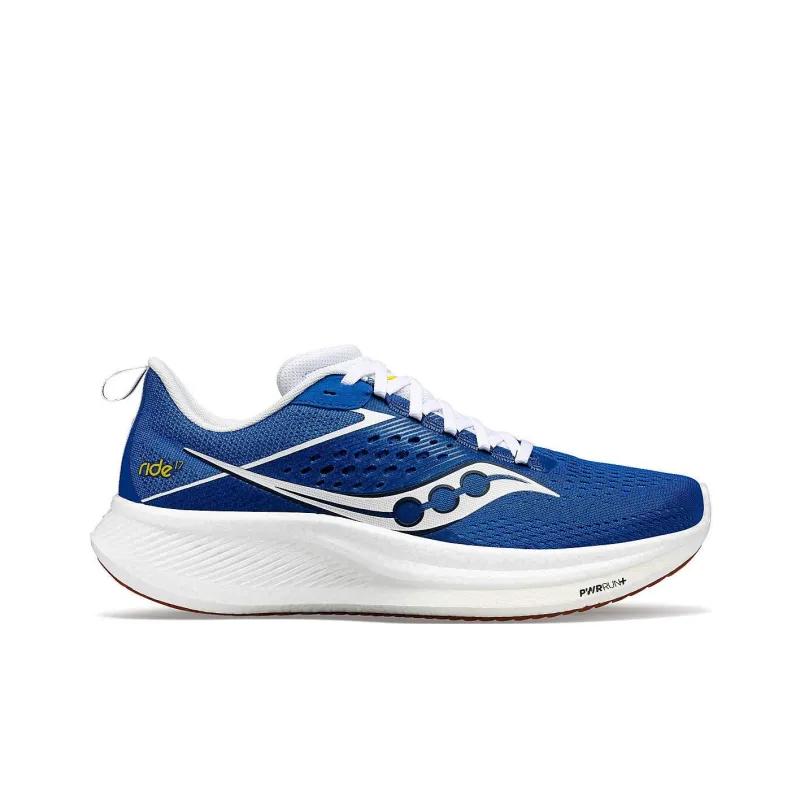 Saucony Anti Slip Wear Resistant Low Top Running Shoes Women's Blue White-1