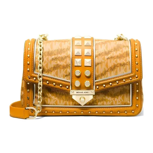 MICHAEL KORS Soho Canvas Crossbody Bag Shoulder Bag Large Size Women's Chrysanthemum X Grandiflorum