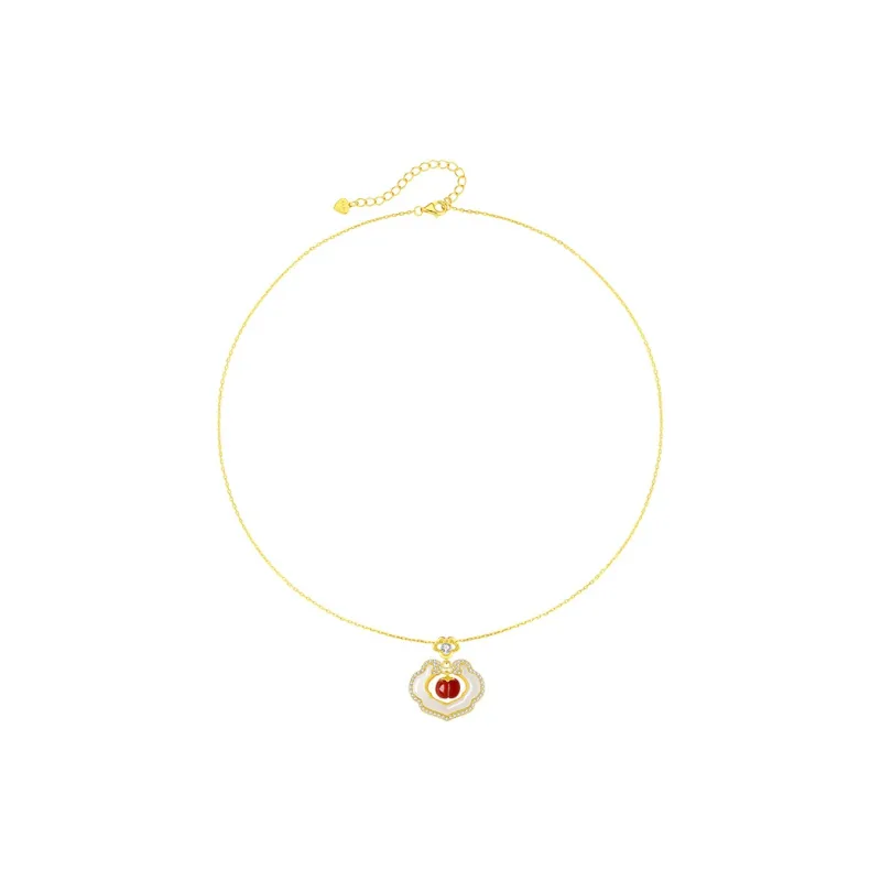 CHOW TAI SENG S925 Silver Necklaces Women's-2