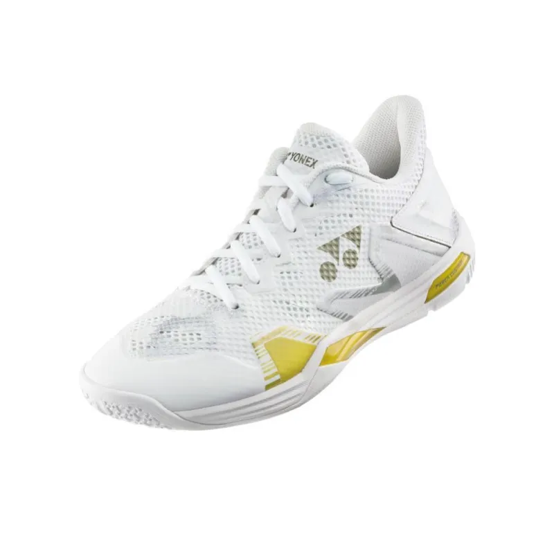 YONEX ELZ3 Series Anti Slip Wear Resistant Low Top Badminton Shoes Men's White-1