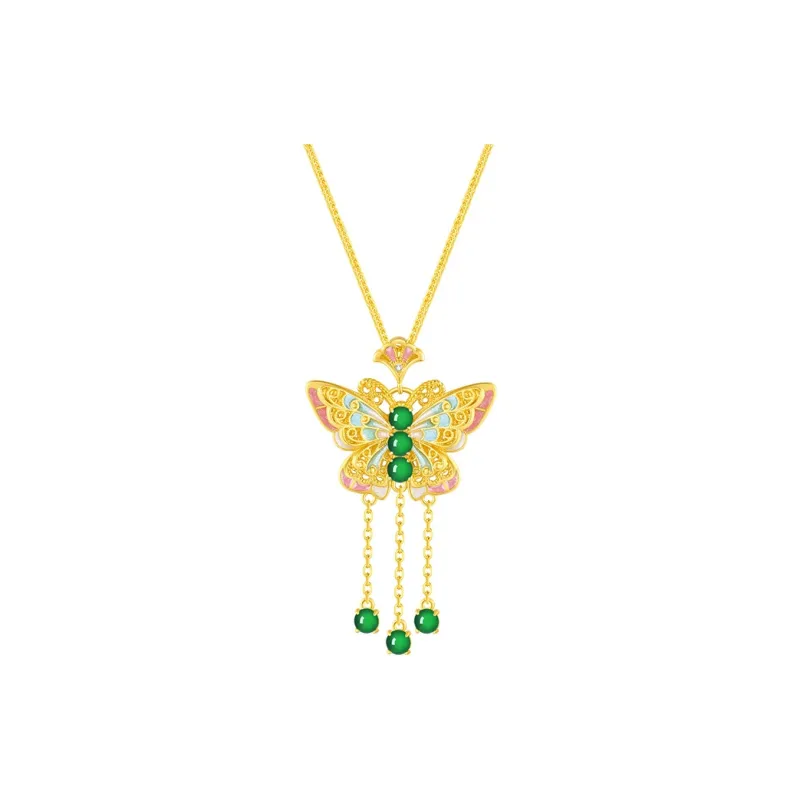 CHOW TAI SENG S925 Silver Necklaces Women's-0