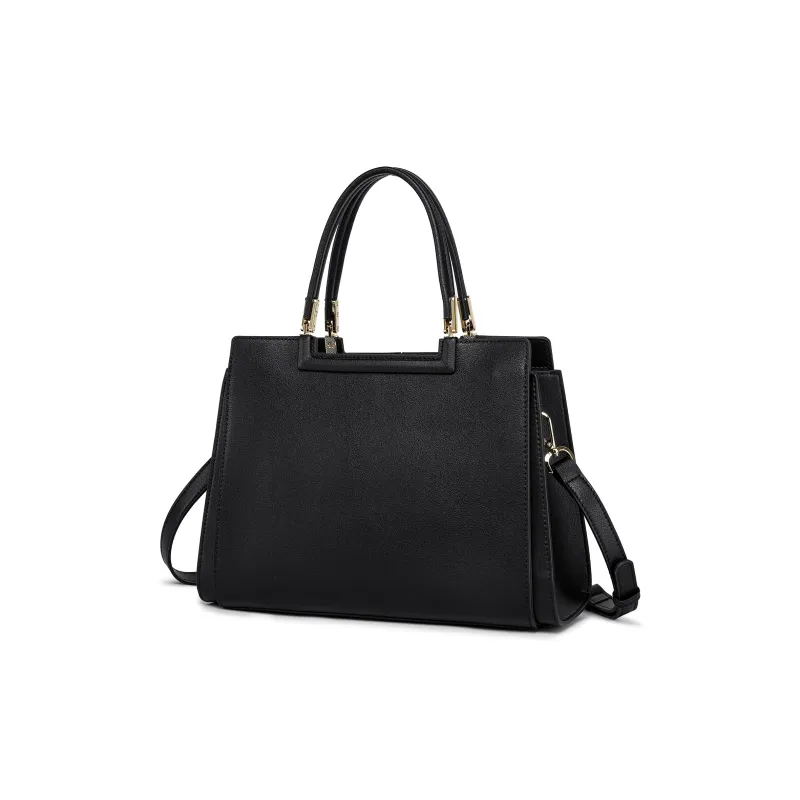 FAIRWHALE Cow Leather Tote One Shoulder Handbag Women's Multicolor-23