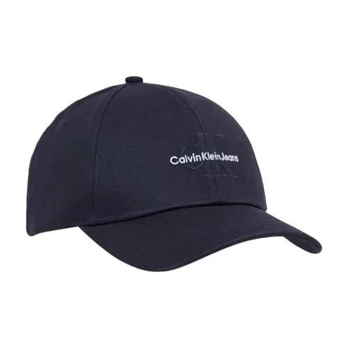CALVIN KLEIN Cotton Baseball Caps Men's Black