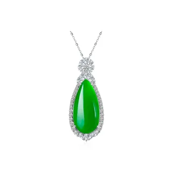 Diamond International Chalcedony Necklaces Unisex