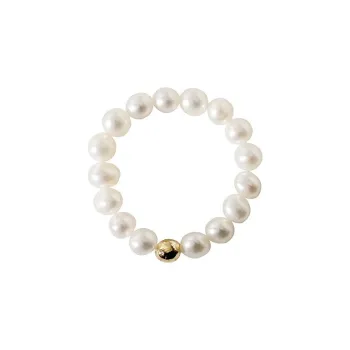 Andaozi Freshwater Pearl Rings Women's