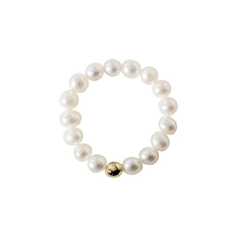 Andaozi Freshwater Pearl Rings Women's-0