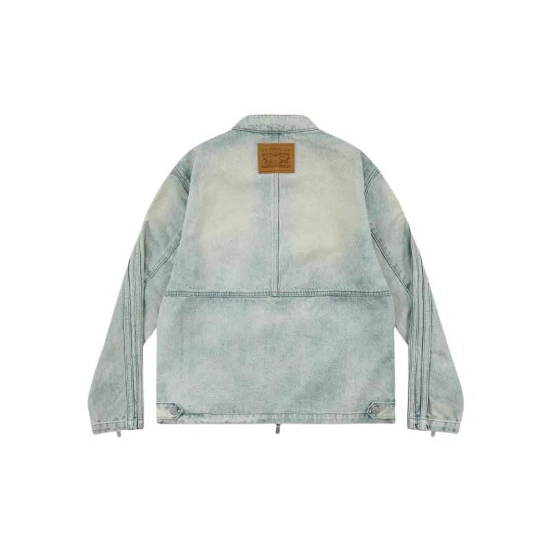 Good Bai X Levis GOOD BAI Collaboration Jackets Men Light Blue-1