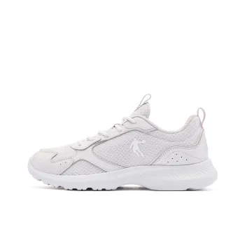 QIAODAN Anti Slip Wear Resistant Low Top Casual Running Shoes Women's Cotton Cloud Gray