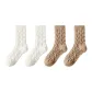 2 Milk White+2 Light Khaki