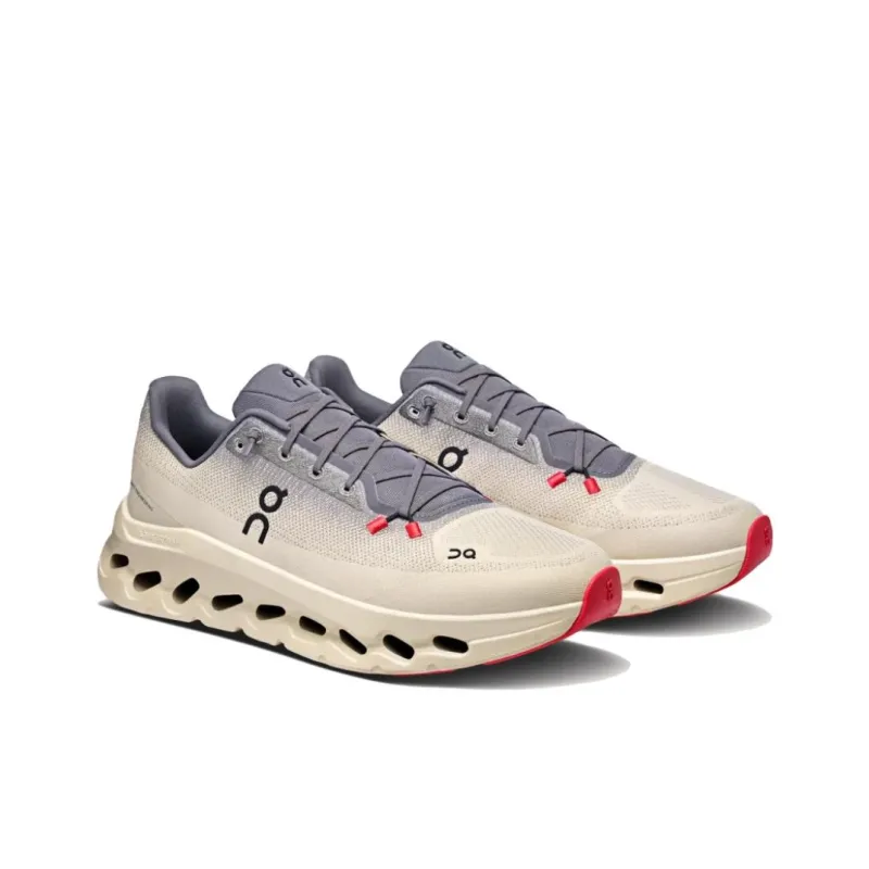 On Cloudtilt Anti Slip Wear Resistant Low Top Casual Shoes Men's Beige-2