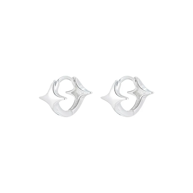 EAR PARTNER 925 Sterling Silver Stud Earrings Unisex-0