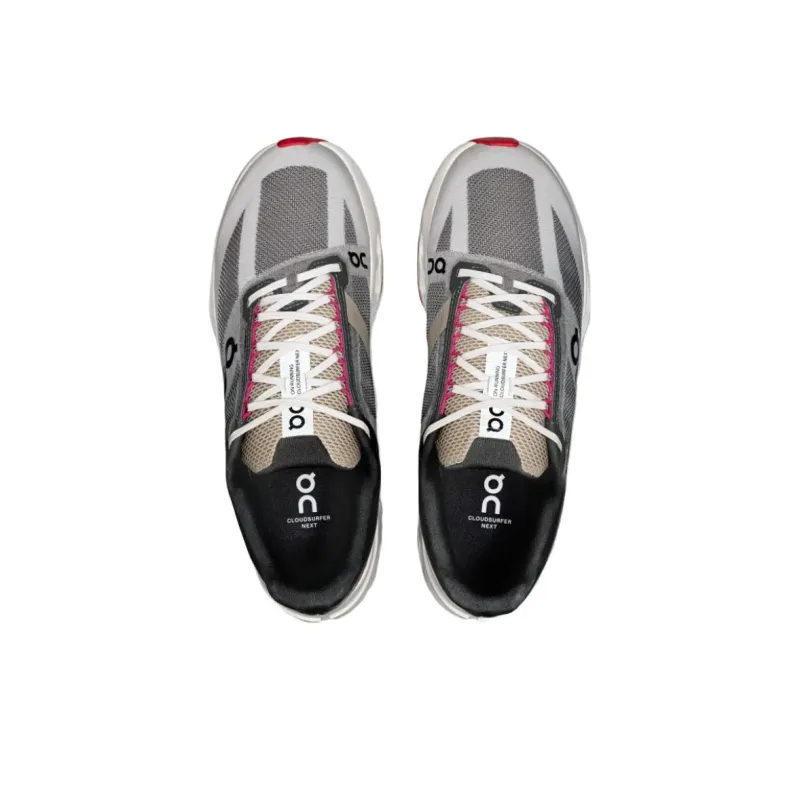 On Anti Slip Wear Resistant Low Top Running Shoes Men's Black White-3