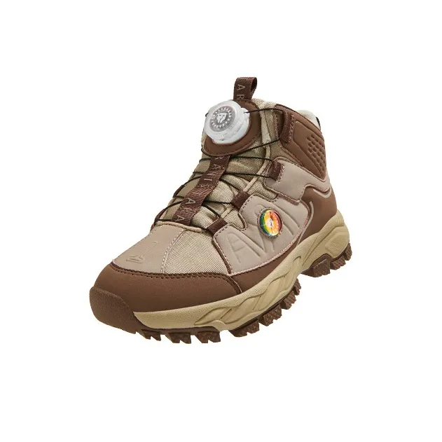TARANIS Warm Mid Top Kids' Running Shoes Apricot/Brown Kids'-1