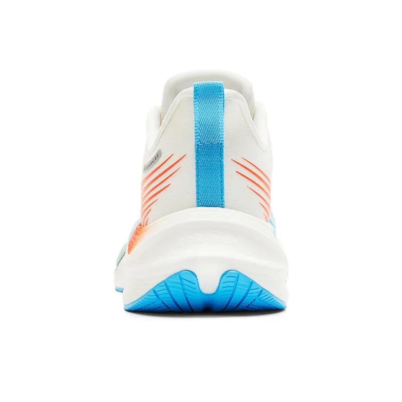 PEAK Low Top Sprint Running Shoes Unisex White Blue-3