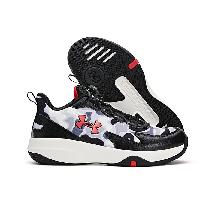 Under Armour Slip Resistant, Abrasion Resistant, Breathable Low Top Children's Basketball Shoes Unisex-6