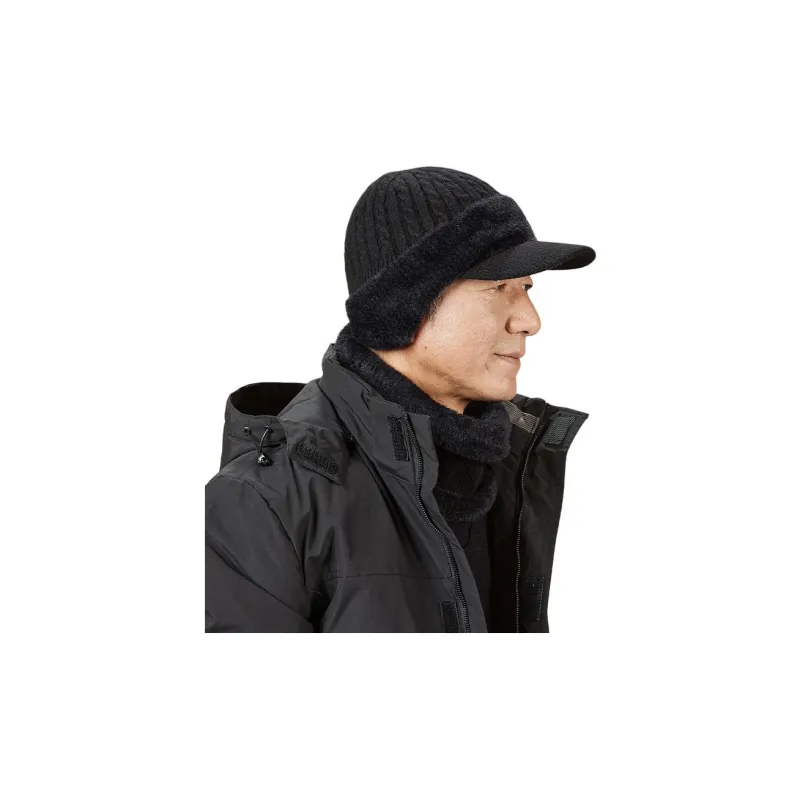 H YXIANG Sheep Wool Beanies Men's-8
