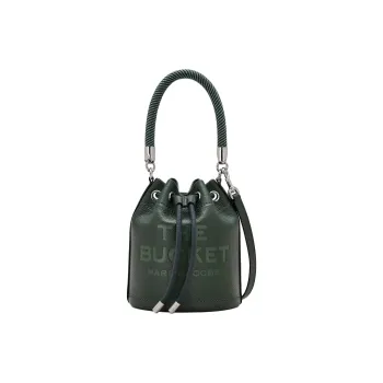 MARC JACOBS Leather Bucket Bags Shoulder Bag Crossbody Bag Handbag Women's Ivy Green