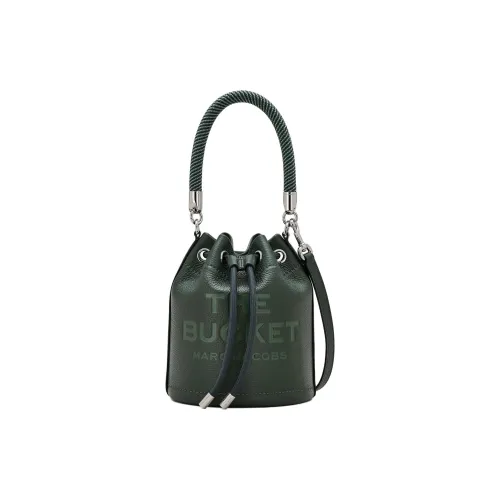 MARC JACOBS Leather Bucket Bags Shoulder Bag Crossbody Bag Handbag Women's Ivy Green