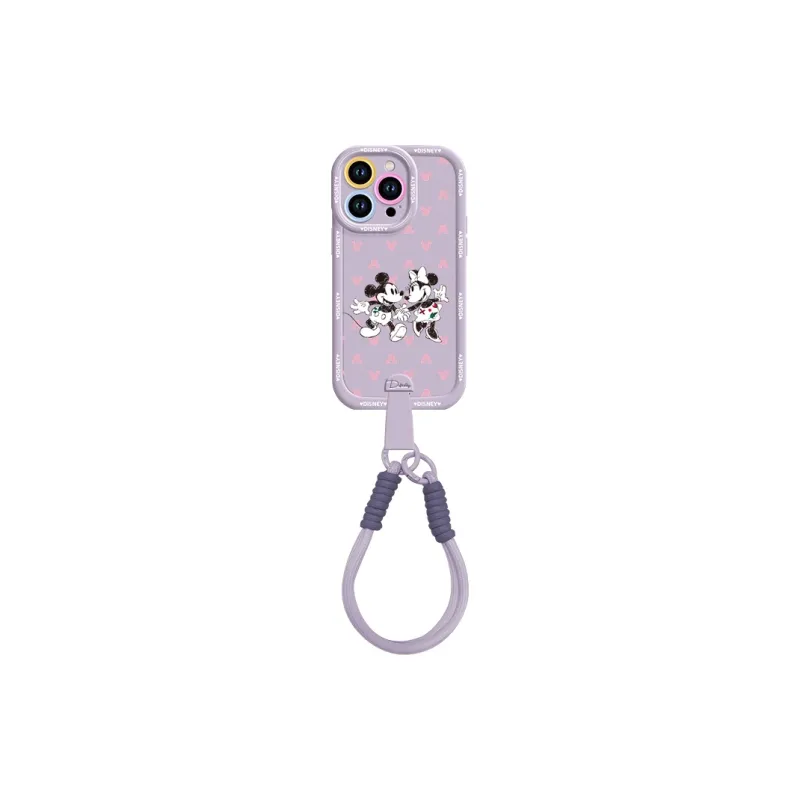 Disney Silicone Material Cute Crossbody Backpack Handheld Phone Cases Compatible With Apple 16/15/Plus/14/13/Pro/Max-16
